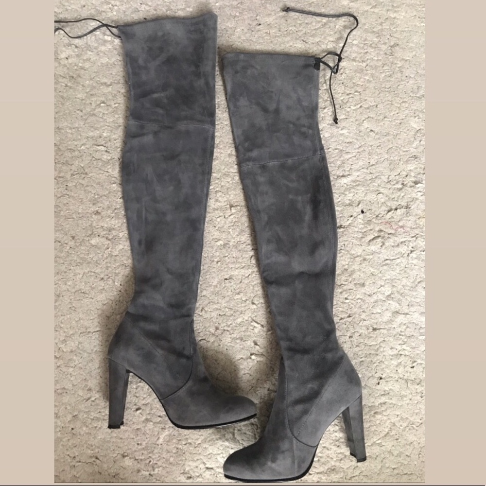 Stuart Weitzman OTK (Highland) Suede Boots